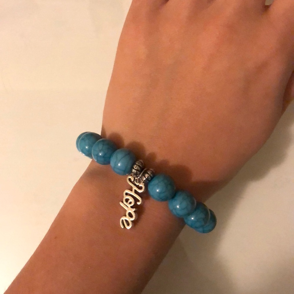 Hope turquoise bracelet
